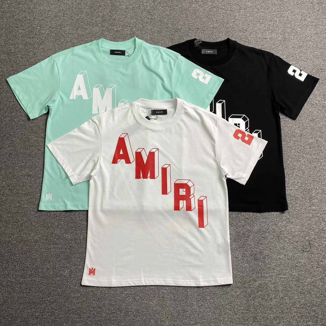 Amiri Collegiate Tee White