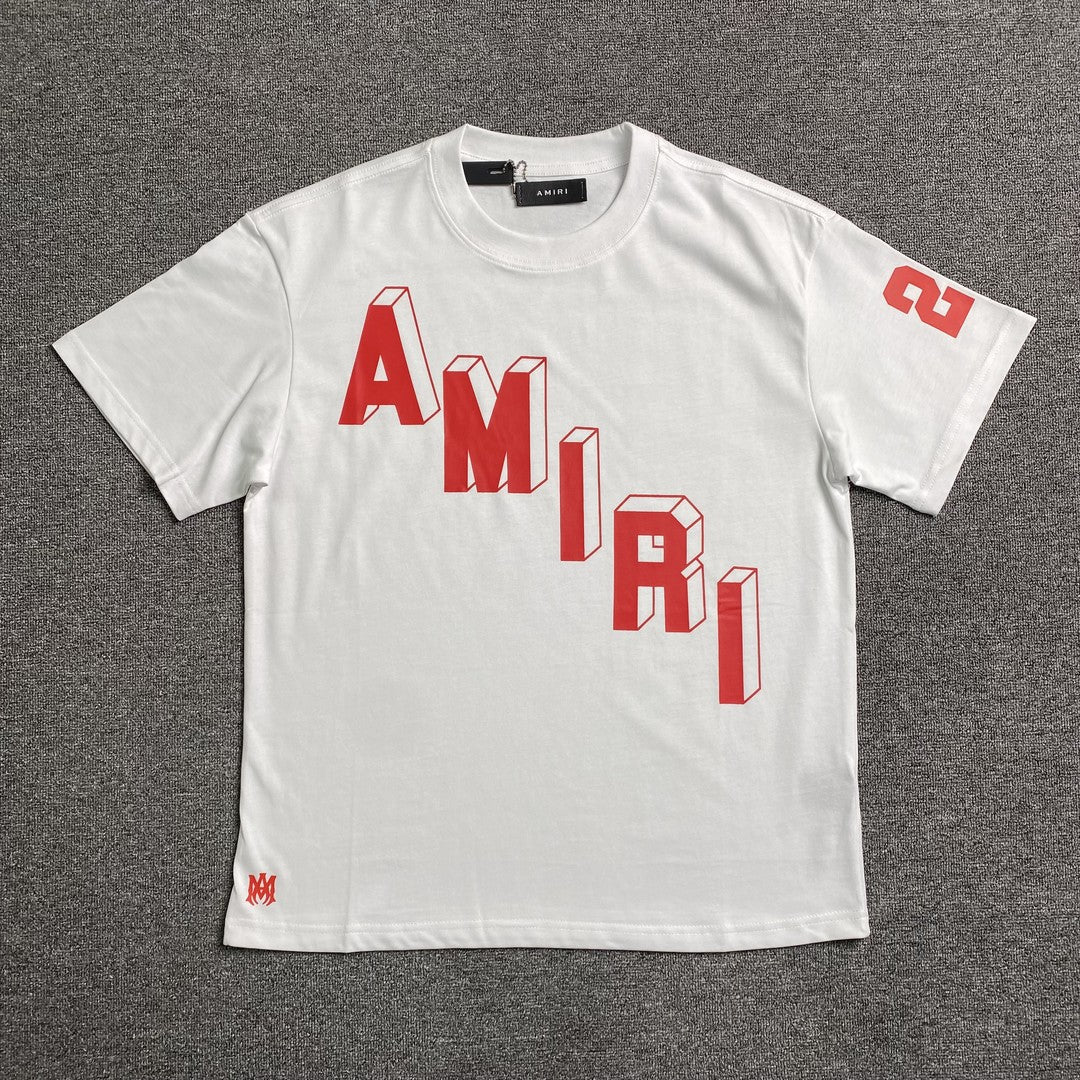 Amiri Collegiate Tee White