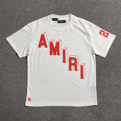 Amiri Collegiate Tee White