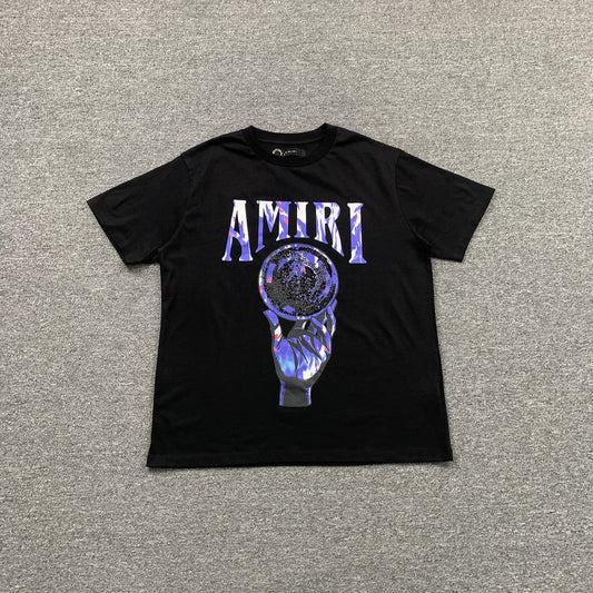 Amiri Crystal Ball Tee Black