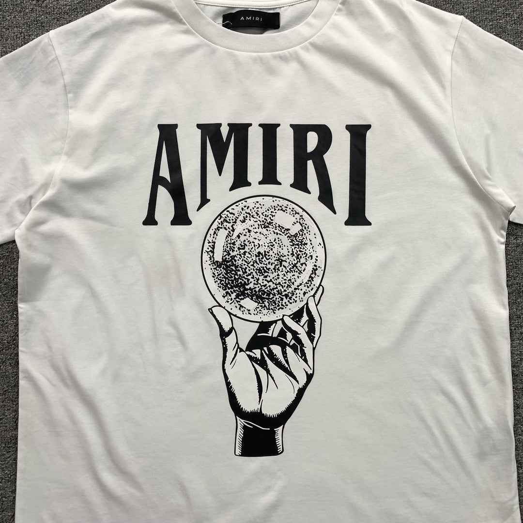 Amiri Crystal Ball Tee White