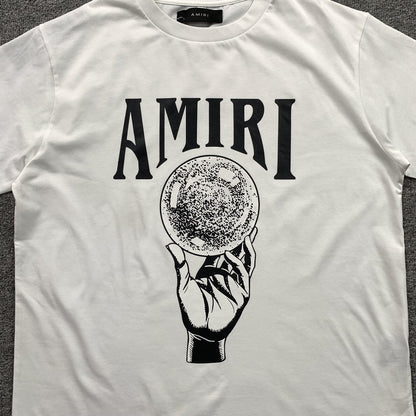 Amiri Crystal Ball Tee White