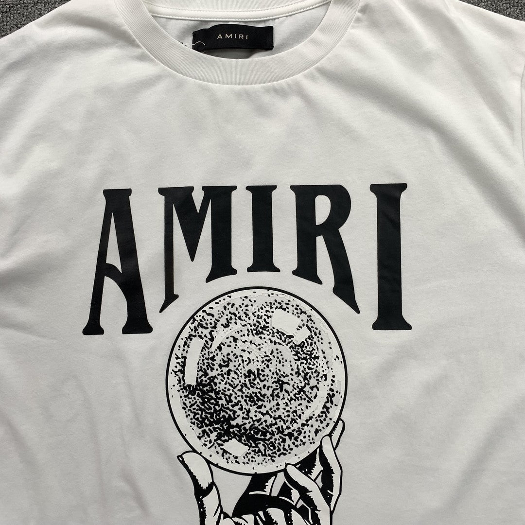 Amiri Crystal Ball Tee White