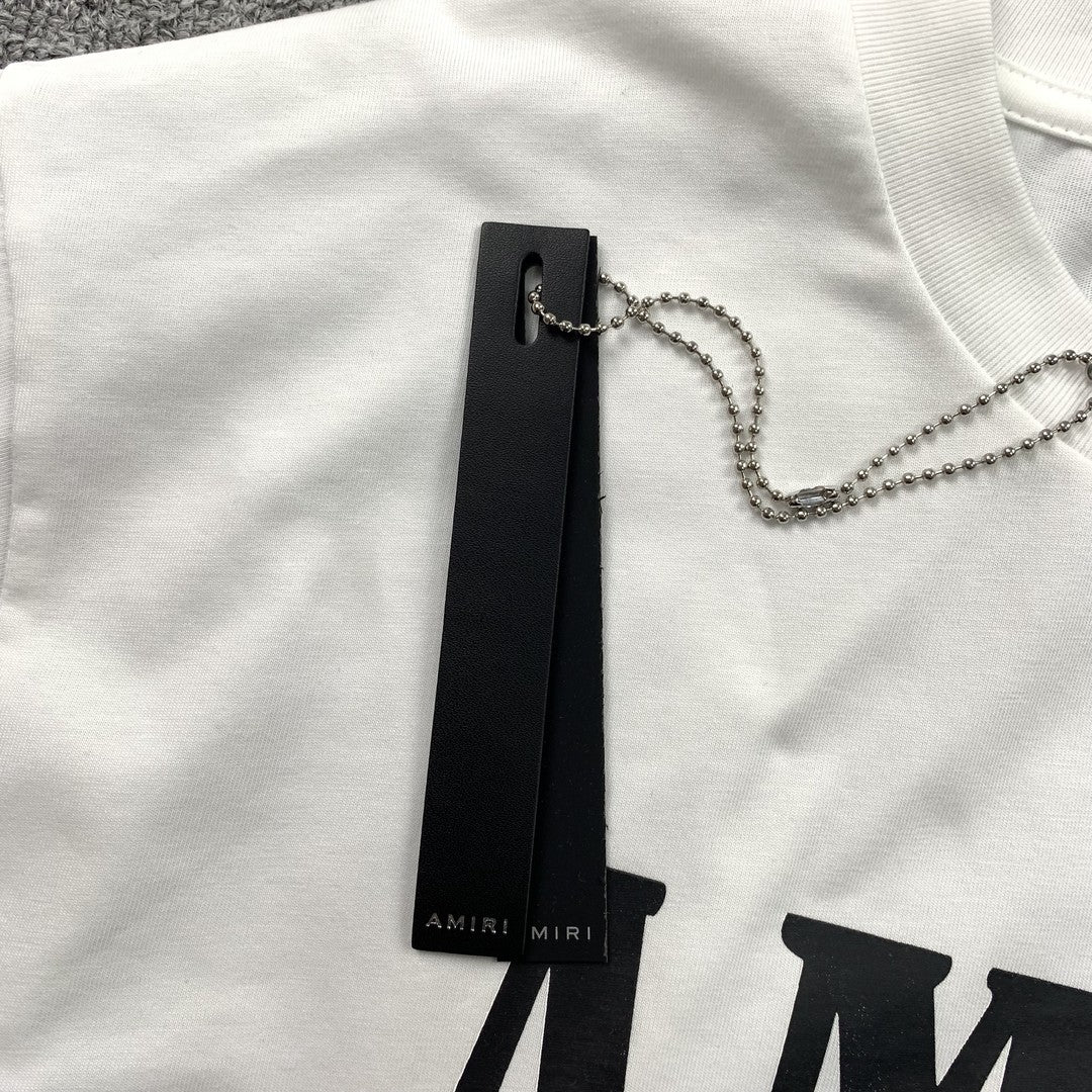 Amiri Crystal Ball Tee White