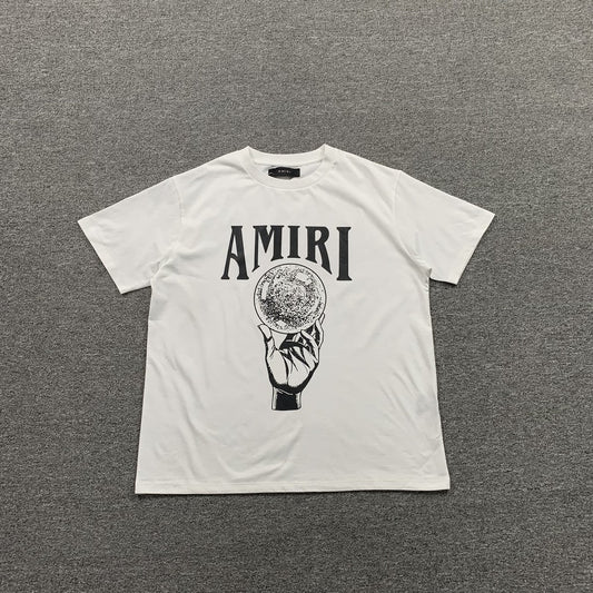 Amiri Crystal Ball Tee White