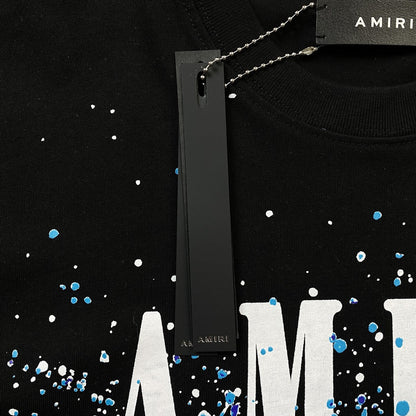 Amiri Crystal Core Logo Tee Black