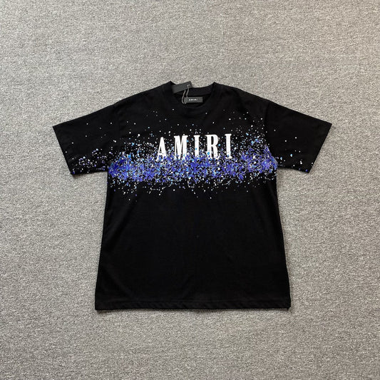 Amiri Crystal Core Logo Tee Black