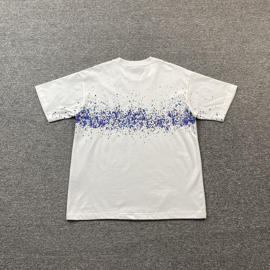 Amiri Crystal Core Logo Tee White