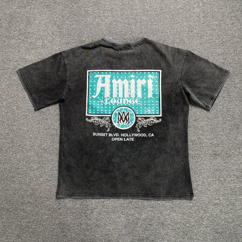 Amiri Crystal Lounge Tee Black