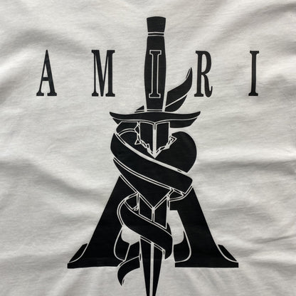 Amiri Dagger Tee White