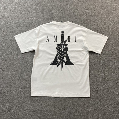 Amiri Dagger Tee White