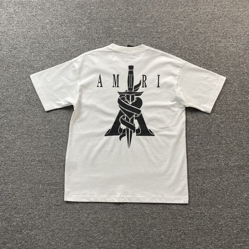 Amiri Dagger Tee White