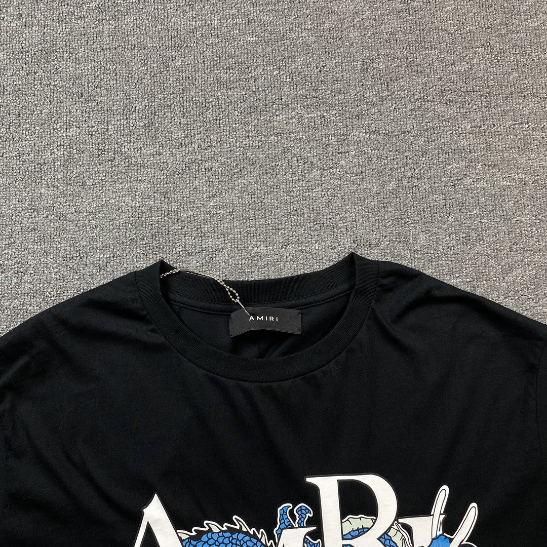 Amiri Dragon Tee Black