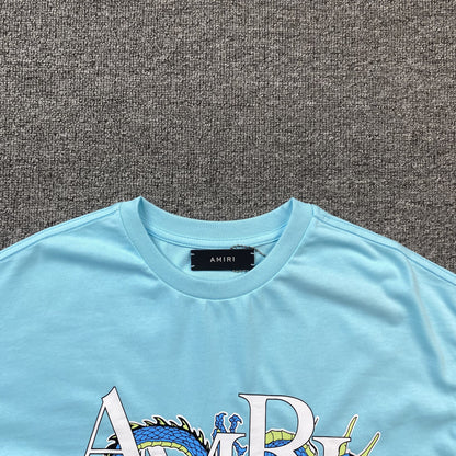 Amiri Dragon Tee Blue