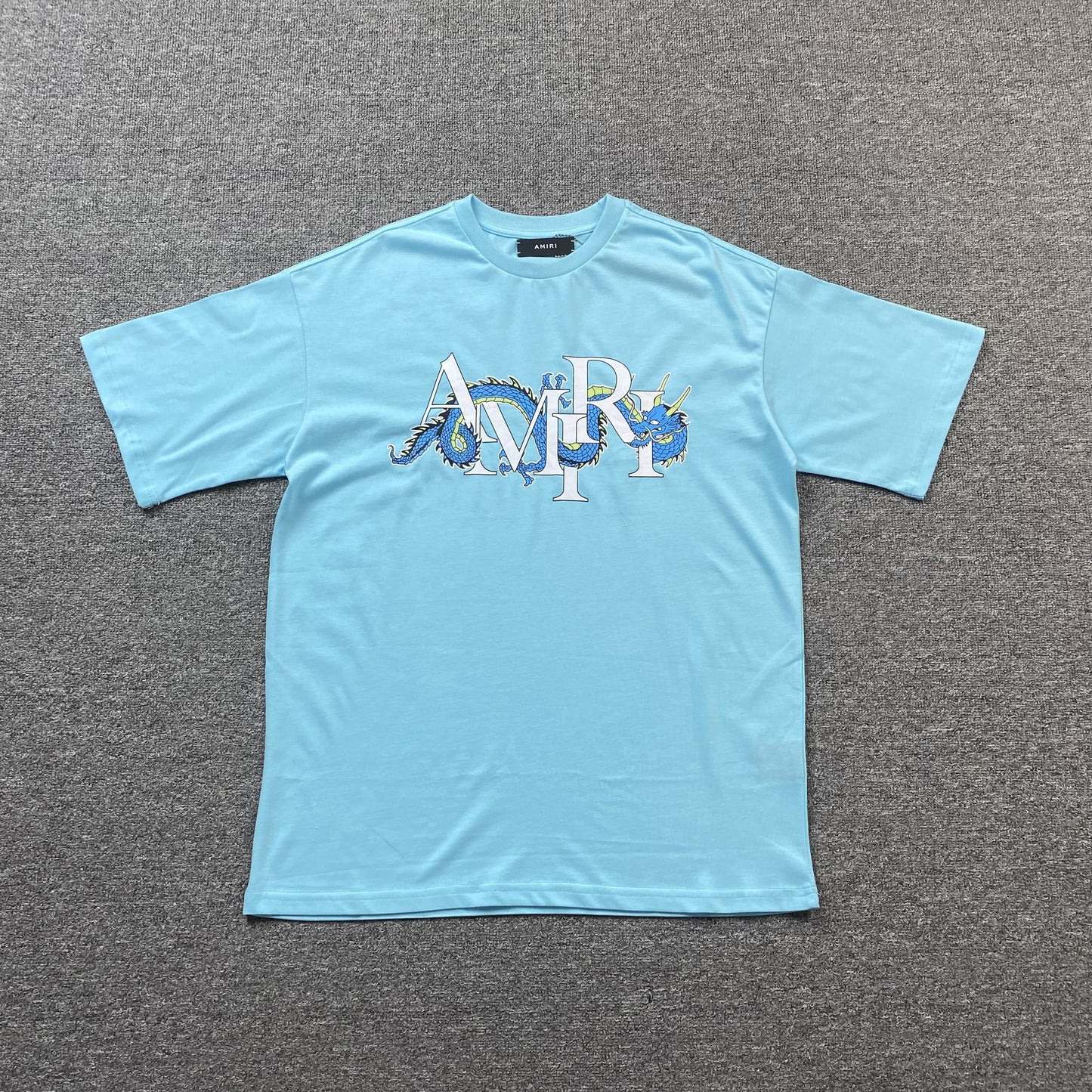 Amiri Dragon Tee Blue