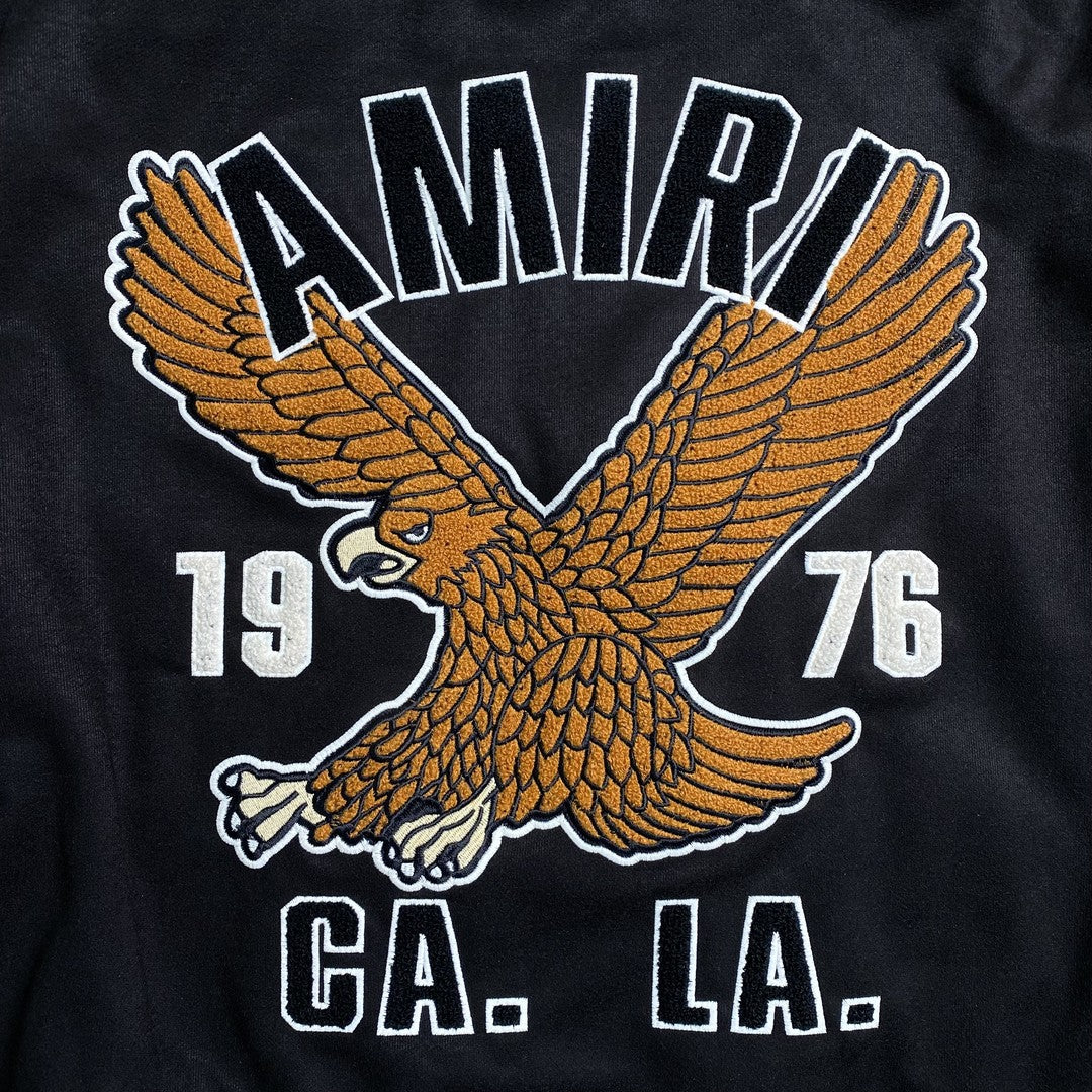 Amiri Eagle Bomber Jacket Black