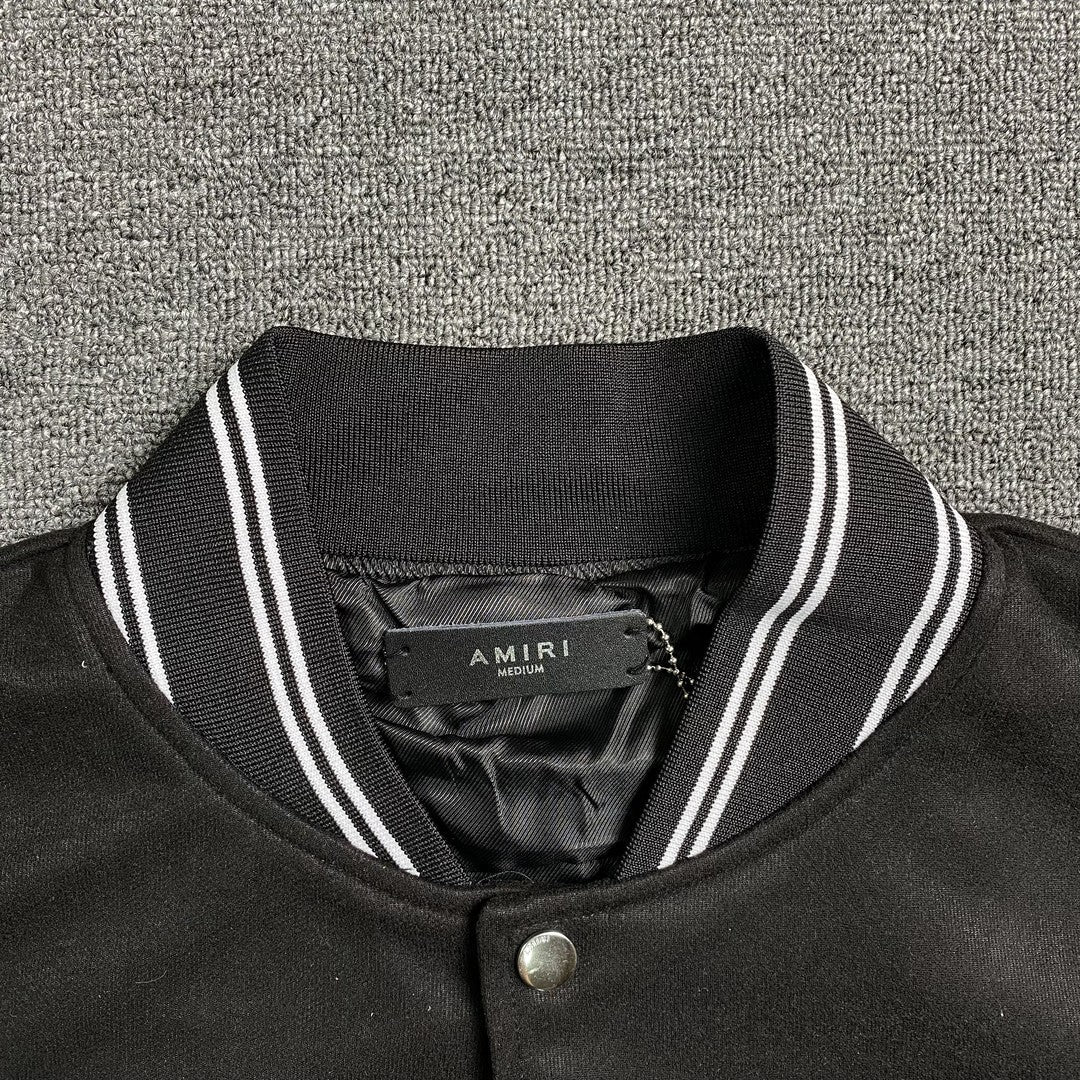 Amiri Eagle Bomber Jacket Black