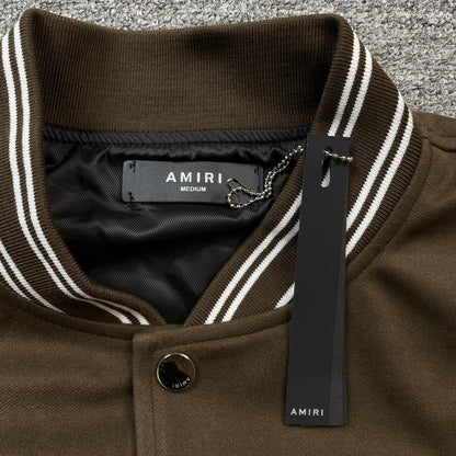 Amiri Eagle Bomber Jacket Brown