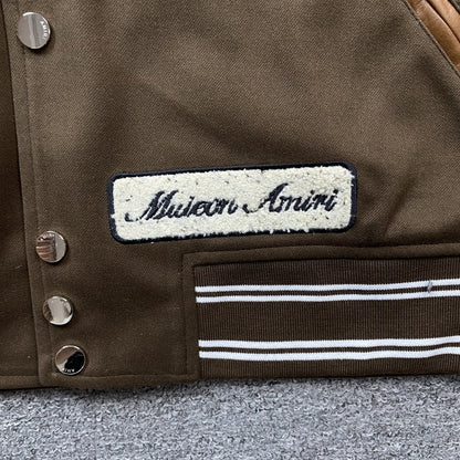 Amiri Eagle Bomber Jacket Brown