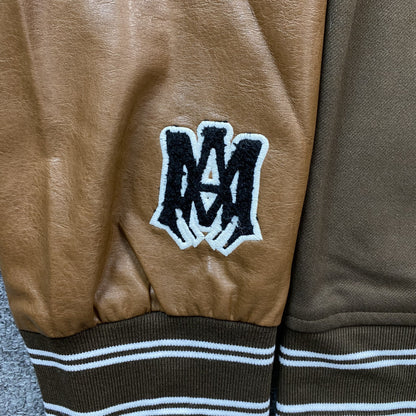 Amiri Eagle Bomber Jacket Brown