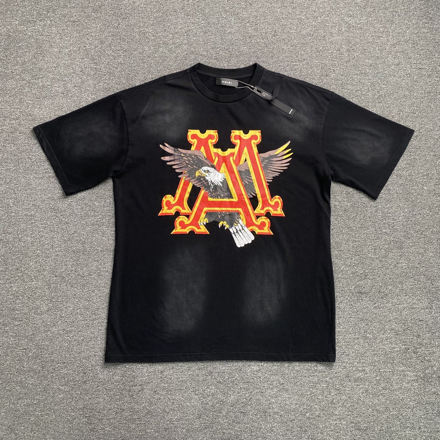 Amiri Eagle Tee Black