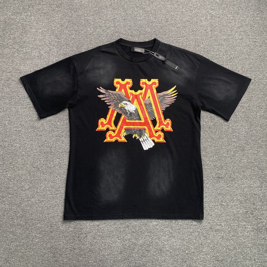 Amiri Eagle Tee Black