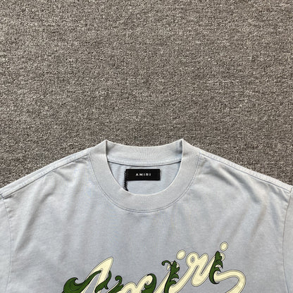Amiri Filigree Tee Blue