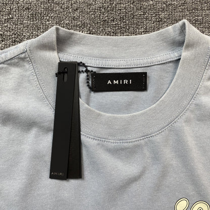 Amiri Filigree Tee Blue
