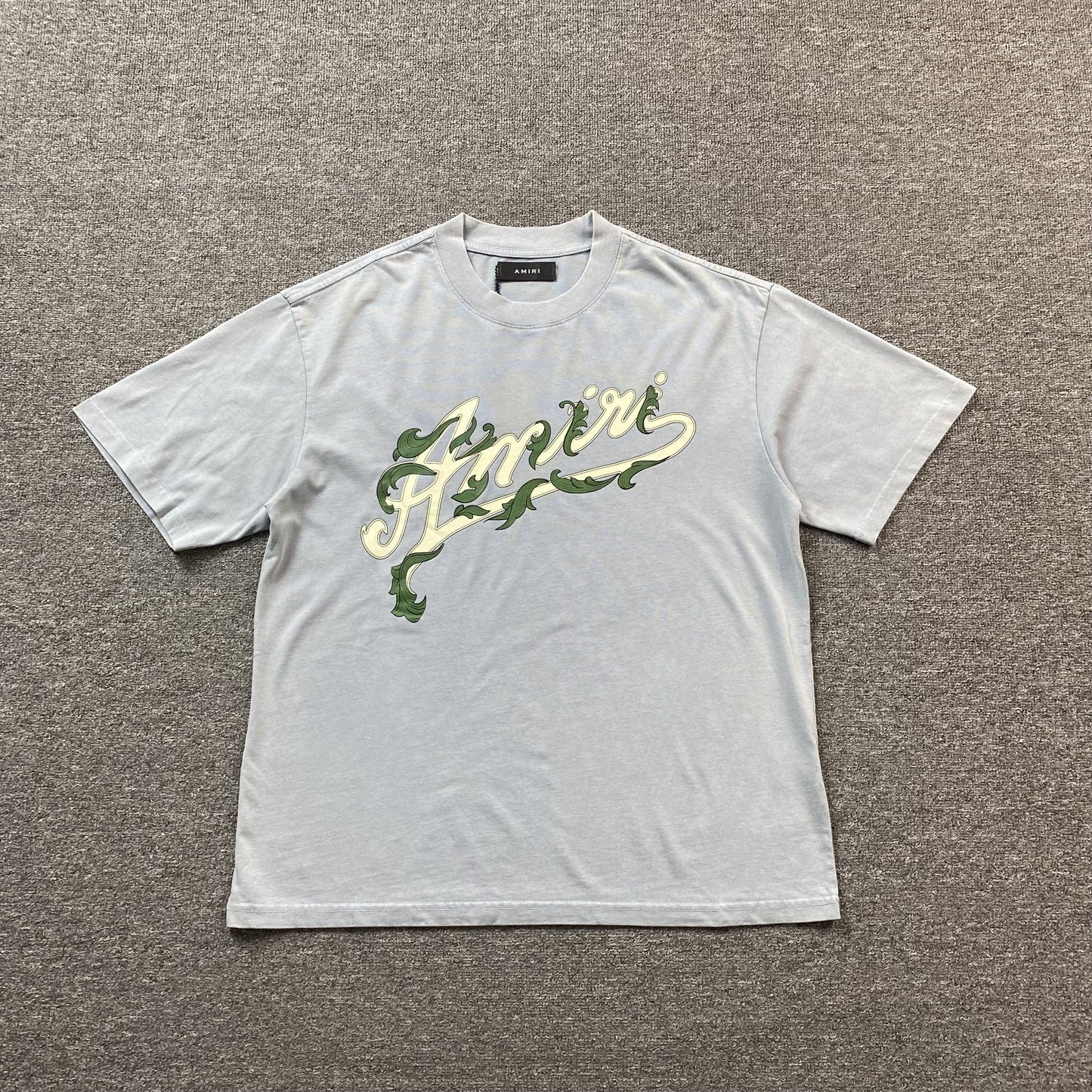 Amiri Filigree Tee Blue