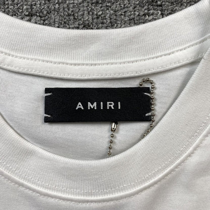 Amiri Floral Logo Tee White