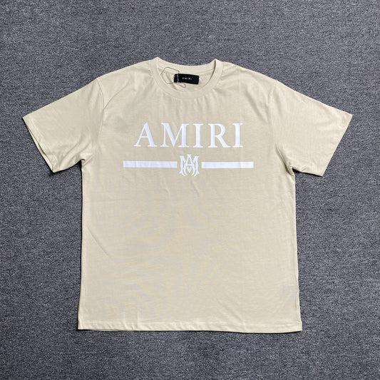 Amiri Ma Bar Logo Tee Beige