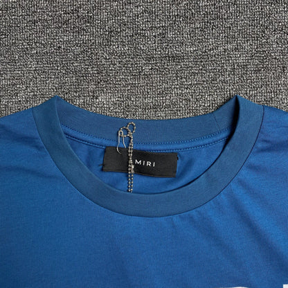 Amiri Ma Bar Logo Tee Blue