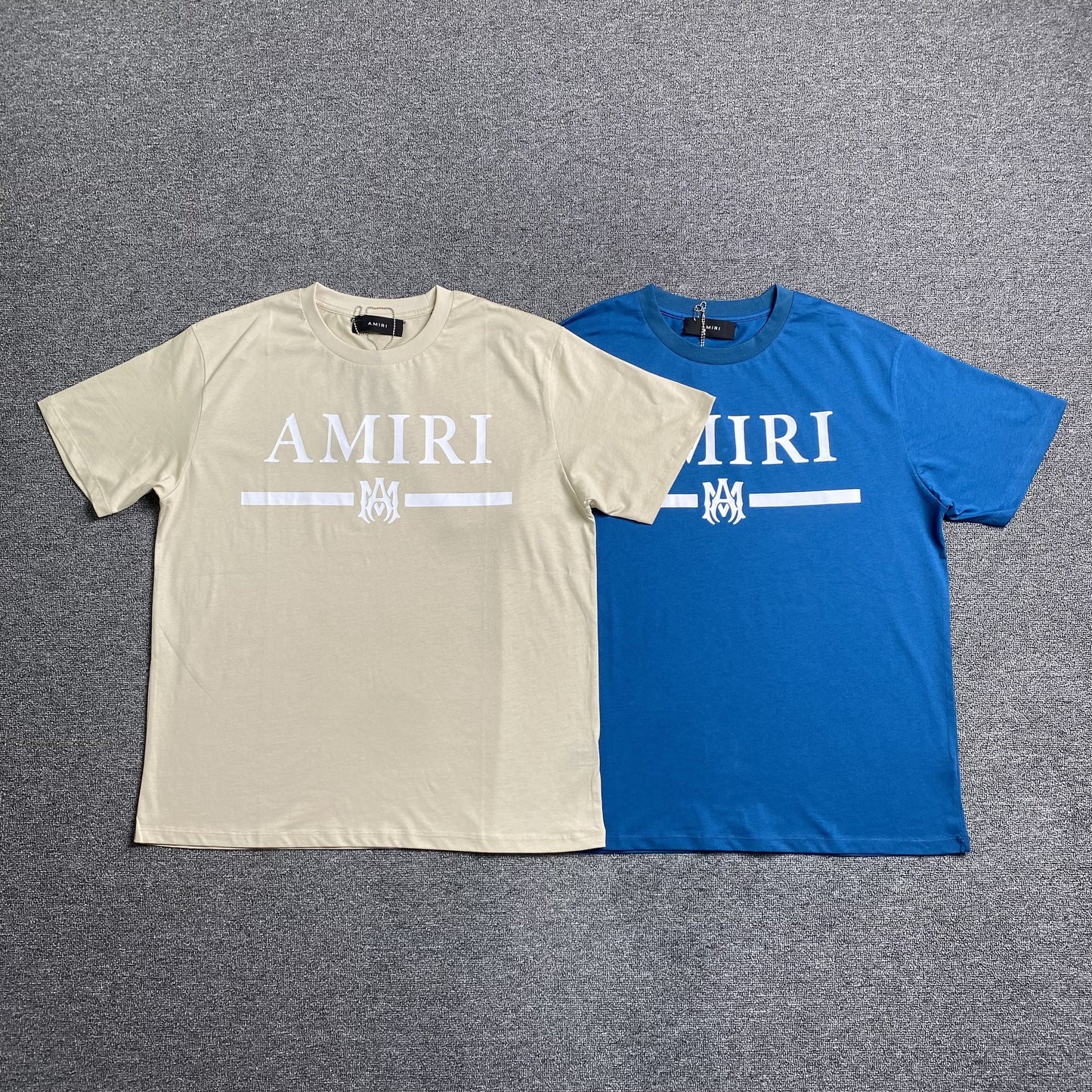 Amiri Ma Bar Logo Tee Blue
