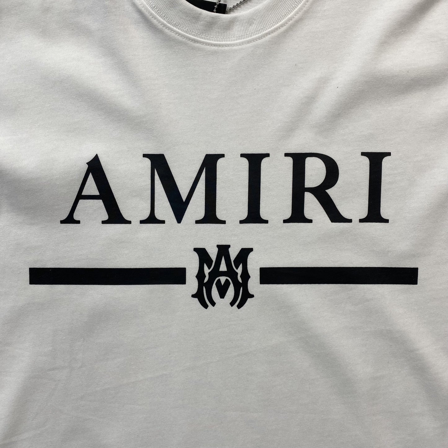 Amiri Ma Bar Logo Tee White