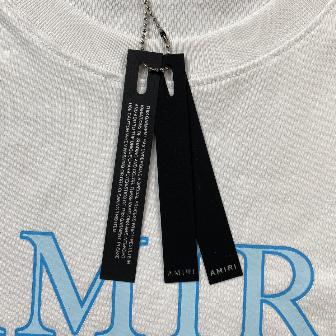 Amiri Ma Bar Logo Tee White