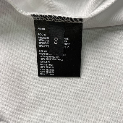 Amiri Ma Bar Logo Tee White