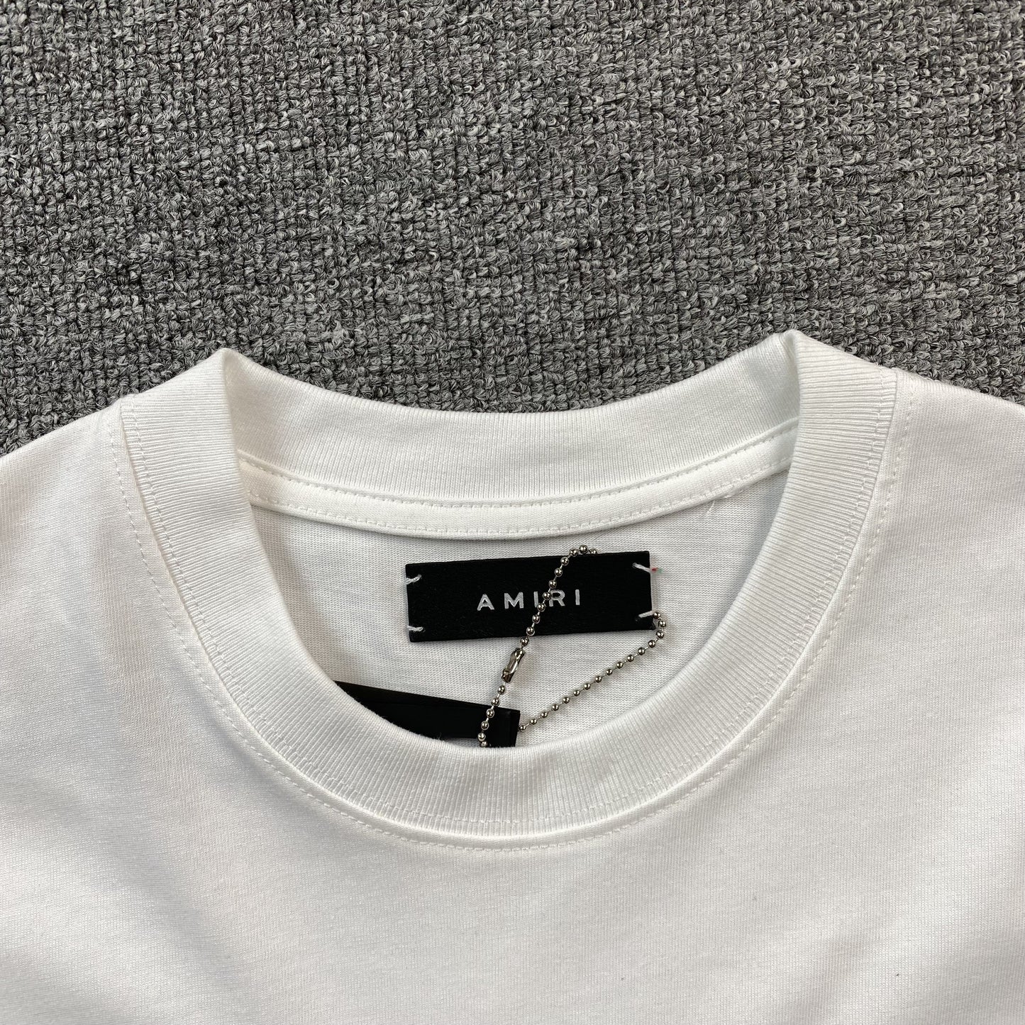 Amiri Ma Bar Logo Tee White