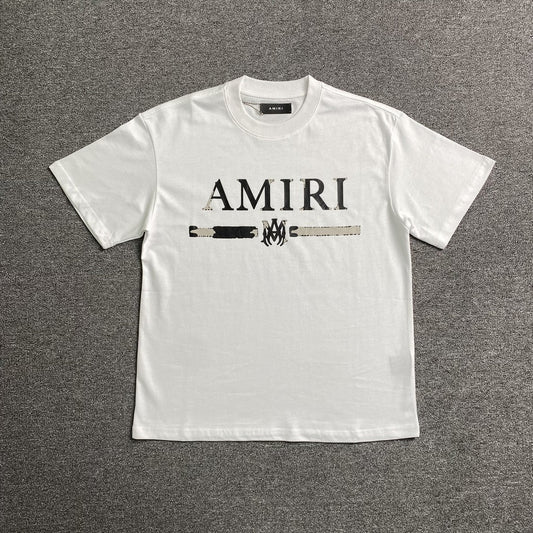 Amiri Ma Bar Logo Tee White