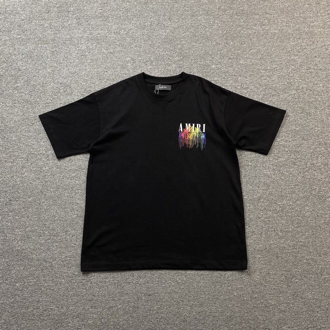 Amiri Ma Drip Collage Tee Black