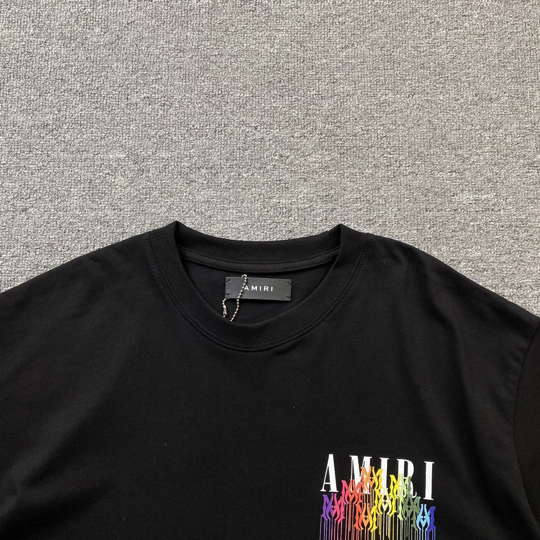 Amiri Ma Drip Collage Tee Black