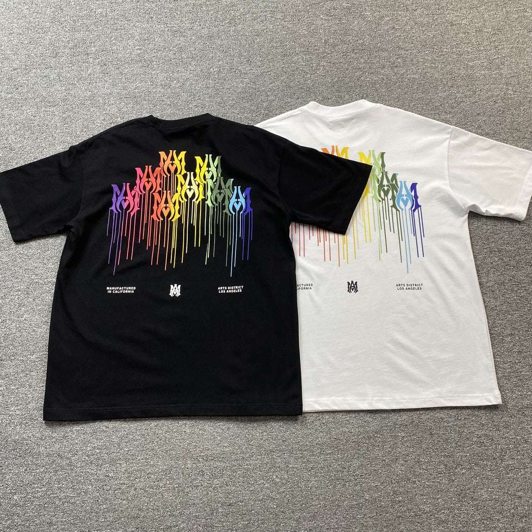 Amiri Ma Drip Collage Tee Black