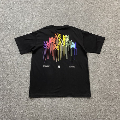 Amiri Ma Drip Collage Tee Black