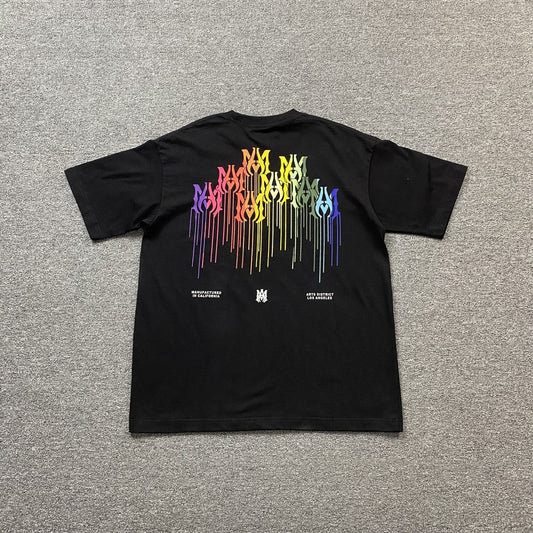 Amiri Ma Drip Collage Tee Black