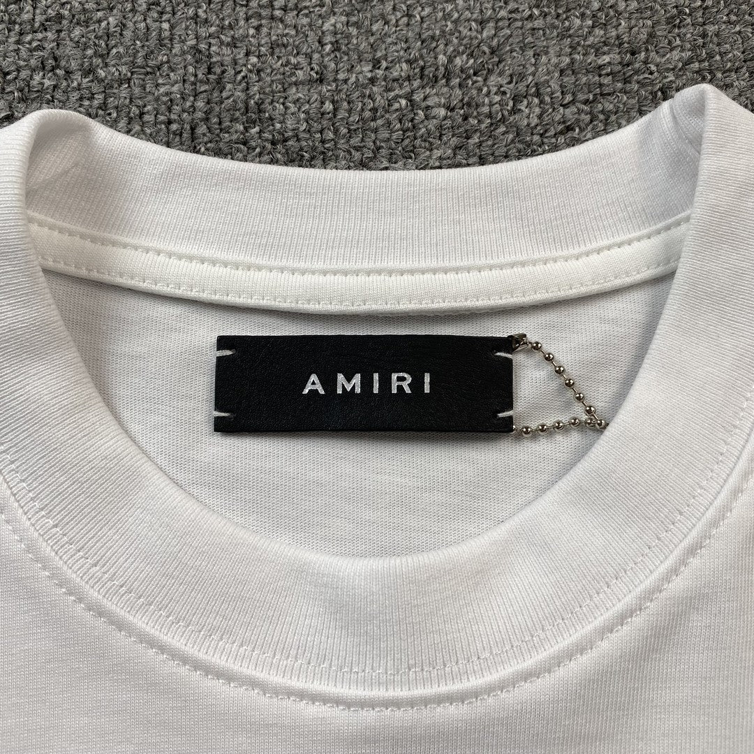 Amiri Ma Drip Collage Tee White