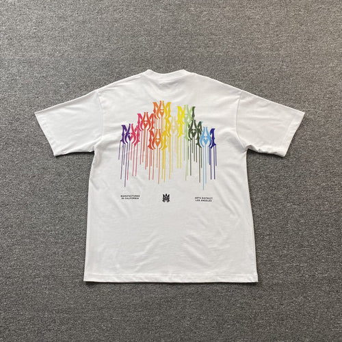 Amiri Ma Drip Collage Tee White