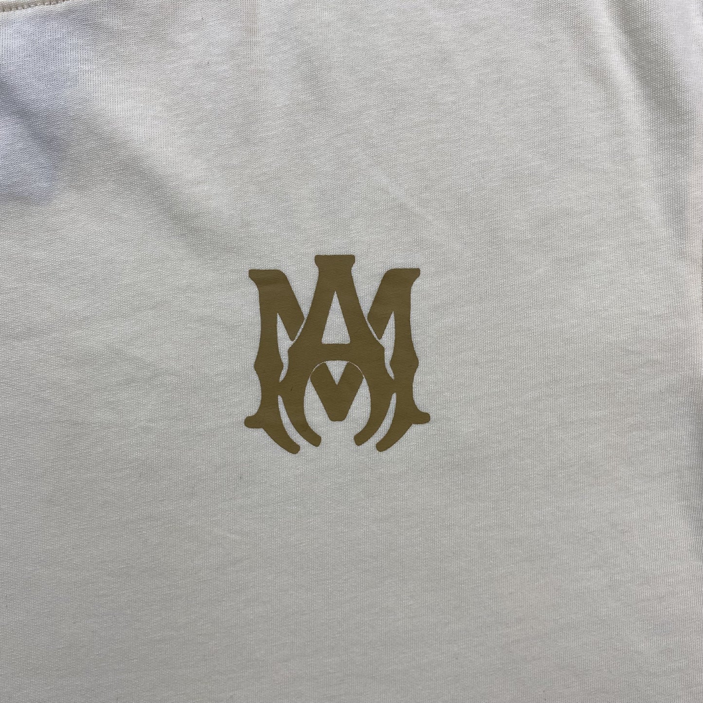 Amiri Ma Logo Tee Beige