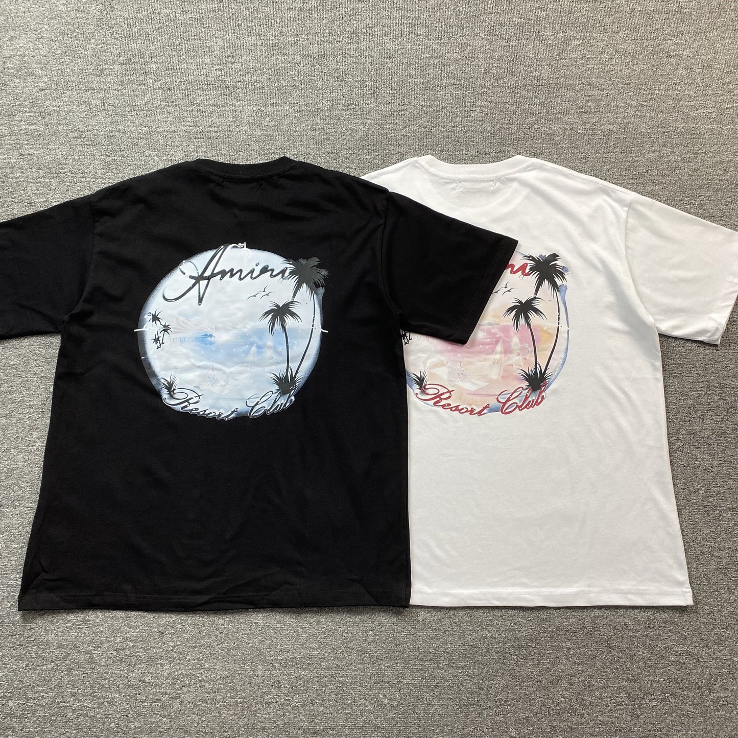 Amiri Paradise Airbrush Tee Black