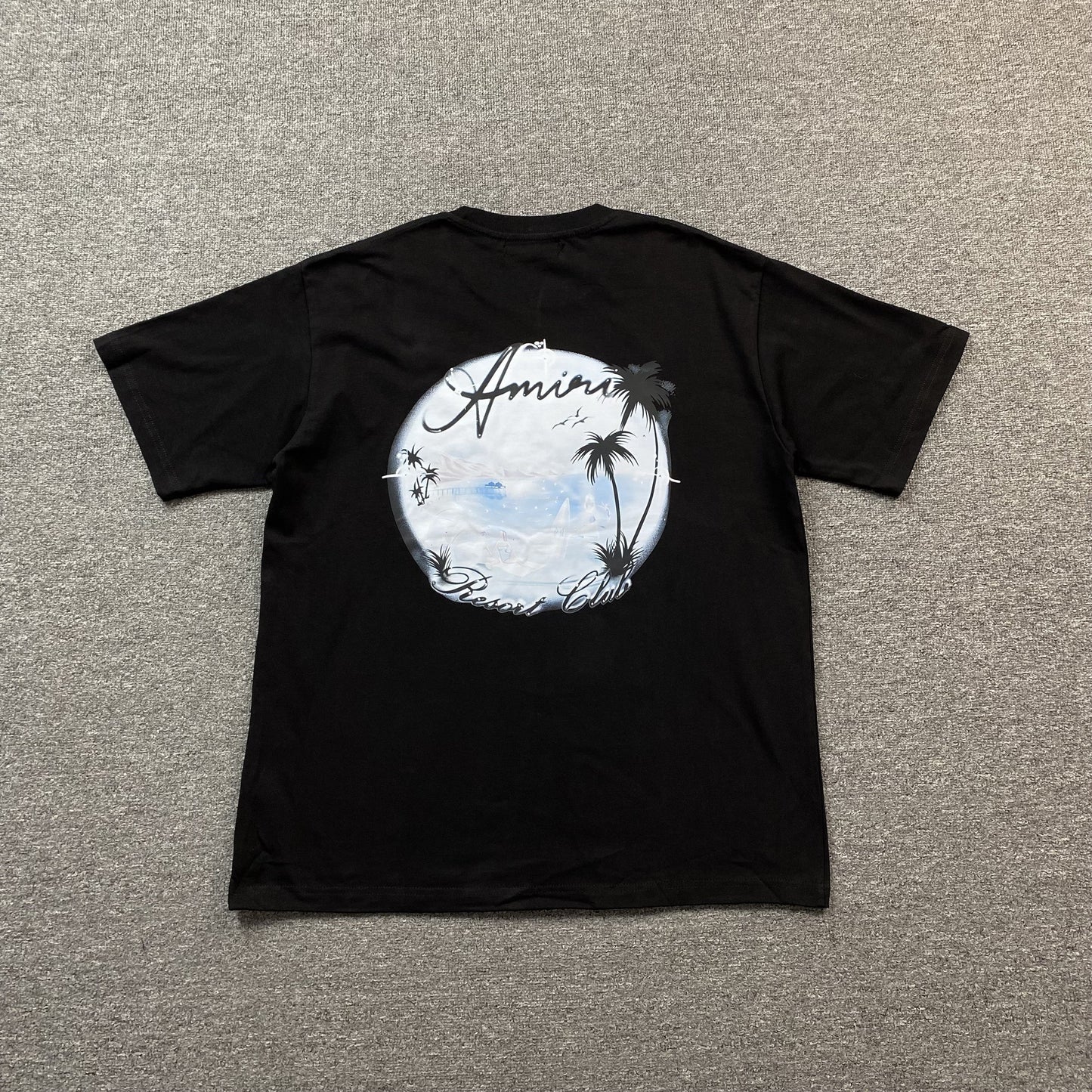 Amiri Paradise Airbrush Tee Black