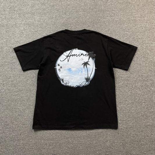 Amiri Paradise Airbrush Tee Black