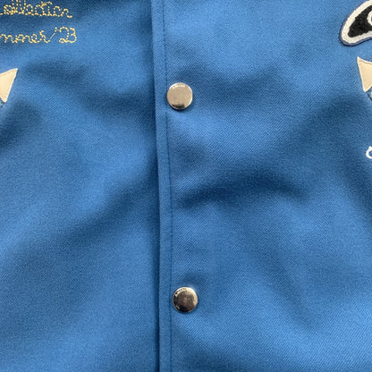 Amiri Pegasus Varsity Bomber Jacket Light Blue